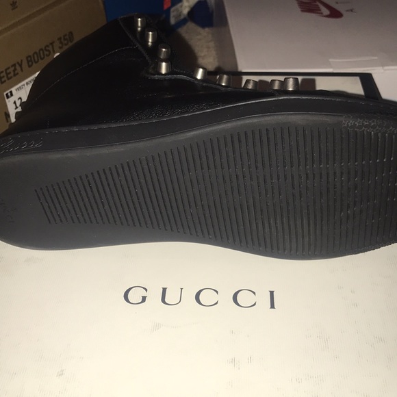 Studded Gucci high top sneakers - Picture 5 of 6